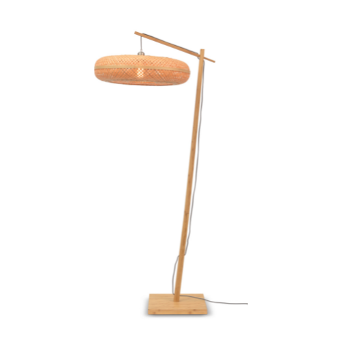 Good&Mojo Vloerlamp Palawan bamboe naturel h.176cm/shade 60x15cm naturel